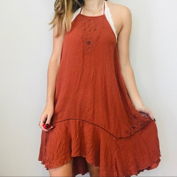 Free People Dresses & Skirts - NWT Free People rust backless flowy dress